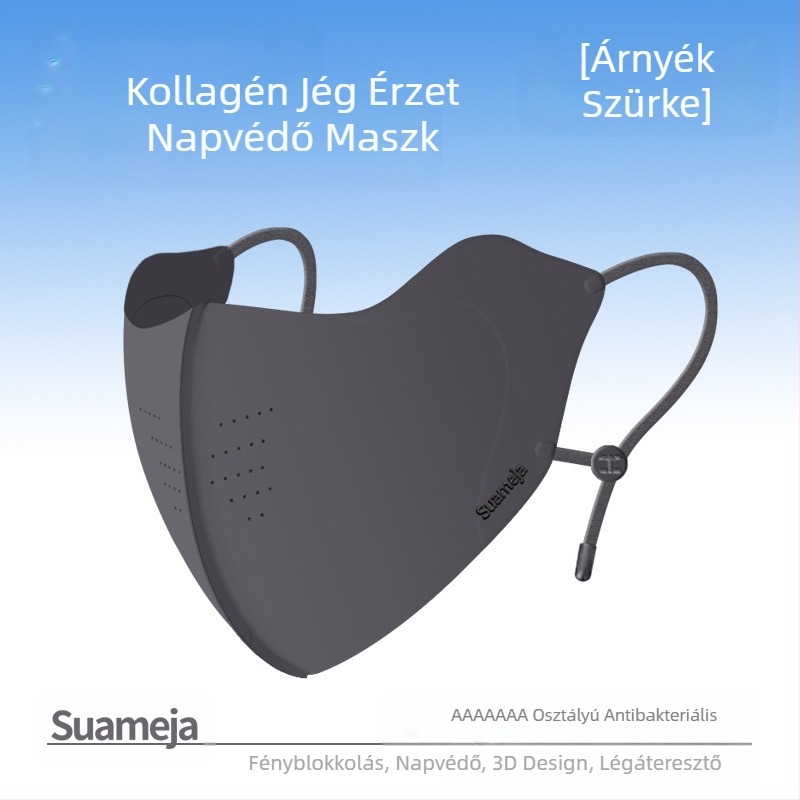 Shu Meijia nyári UPF50 naptej maszk, színes jégmaszk, kollagénes, lélegző szemkörnyékvédő férfiaknak és nőknek