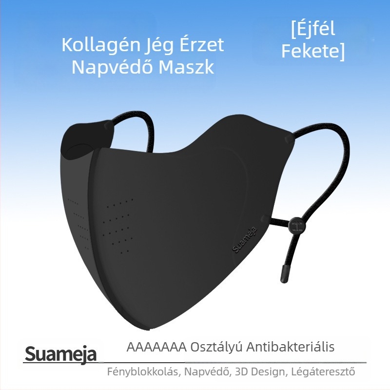 Shu Meijia nyári UPF50 naptej maszk, színes jégmaszk, kollagénes, lélegző szemkörnyékvédő férfiaknak és nőknek