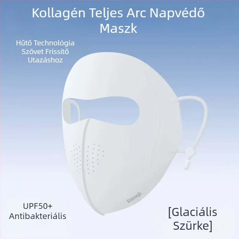 Shu Meijia nyári UPF50 naptej maszk, színes jégmaszk, kollagénes, lélegző szemkörnyékvédő férfiaknak és nőknek