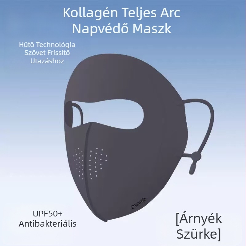 Shu Meijia nyári UPF50 naptej maszk, színes jégmaszk, kollagénes, lélegző szemkörnyékvédő férfiaknak és nőknek