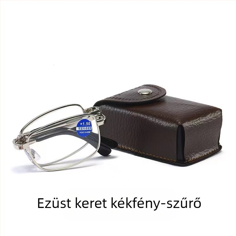 Hordozható, összecsukható, kék fény elleni presbioszkópos szemüveg, unisex klasszikus presbioszkópos szemüveg, futó Jianghu istálló szemüveg