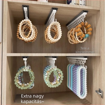 Kézzel készített tárolódoboz, ütésmentes játék, kristálygyöngyök, nyakláncok, ékszerek akasztói, pályára szerelhető karkötők, állvány