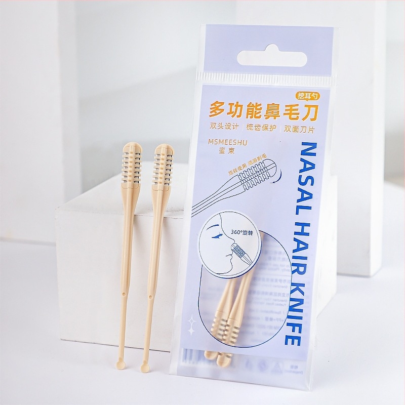 Mézes Csomag Multifunkcionális Orrszőrvágó Orrszőrzetigazítás Borotválkozás Tisztítás Orrszőrzet Befejezése Borotválkozási Olló Két Csomag Közvetlen Értékesítés