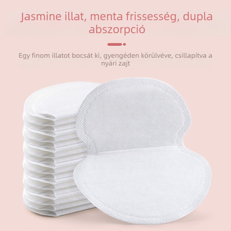 Menta színű hónalj izzadságmatrica Eldobható, láthatatlan, száraz, frissítő, izzadságelnyelő betét Hónaljmatrica