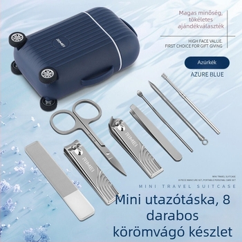 JINDA Ri US körömvágó készlet 8 darabos teljes körömvágó körömvágó körömvágó fülvágó körömvágó csiszolóreszelő