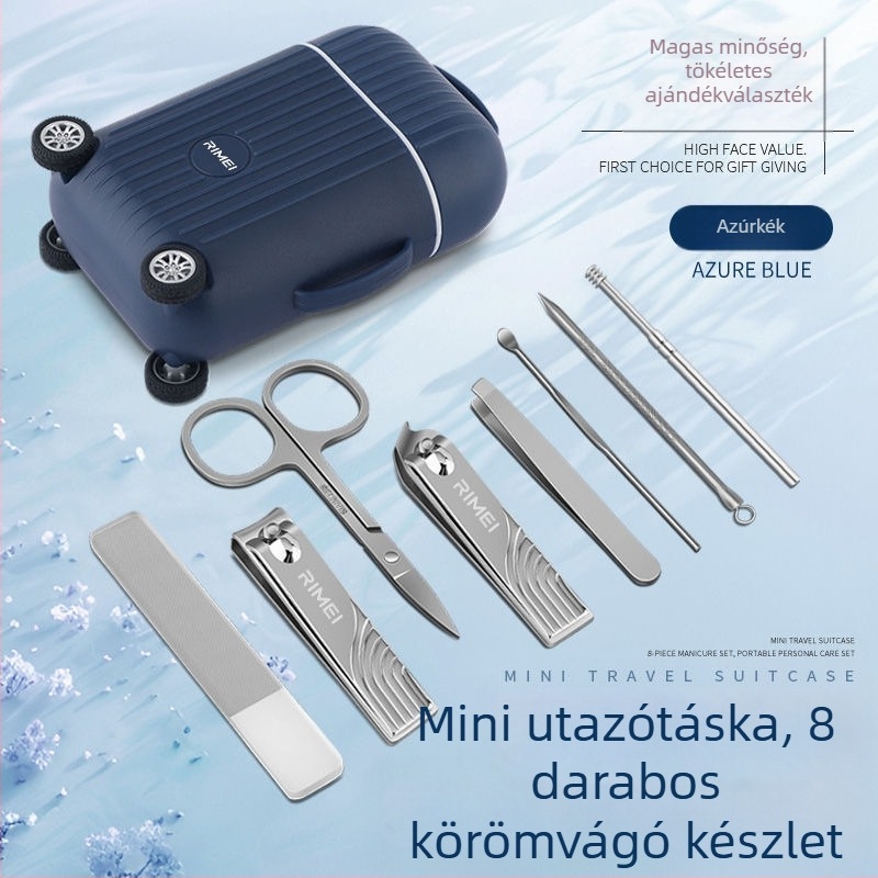 JINDA Ri US körömvágó készlet 8 darabos teljes körömvágó körömvágó körömvágó fülvágó körömvágó csiszolóreszelő