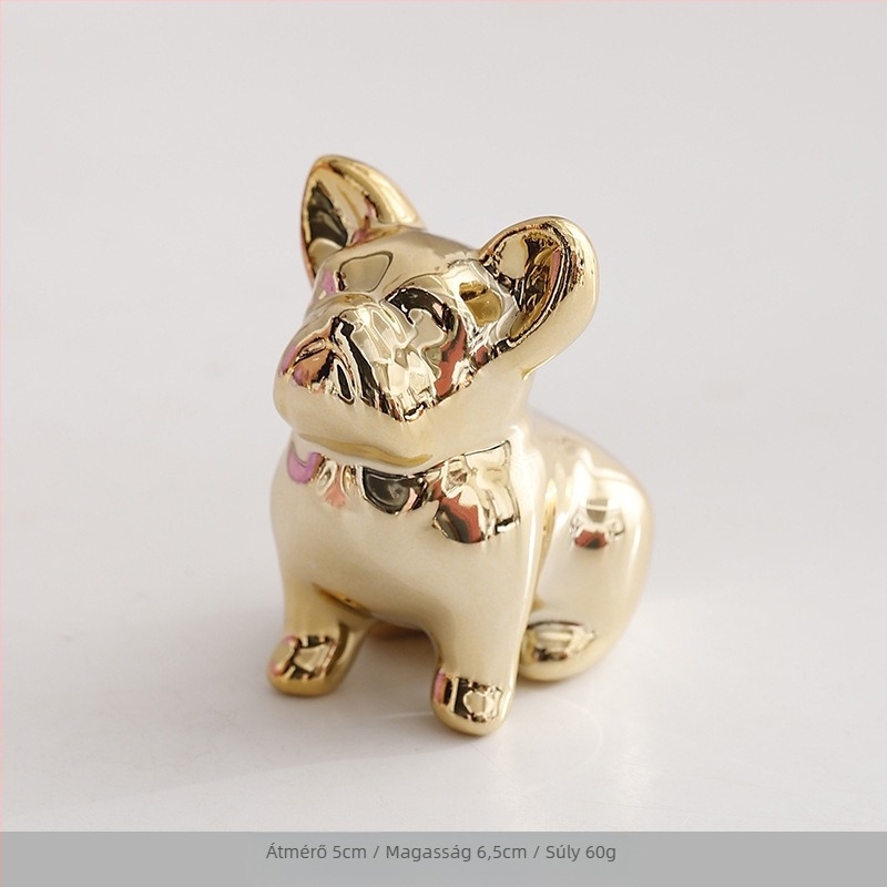 Ins díszek határokon átnyúló kerámia kreatív elefánt mini nyúl gyűrű nyaklánc ékszertartó állat ablak kis díszek