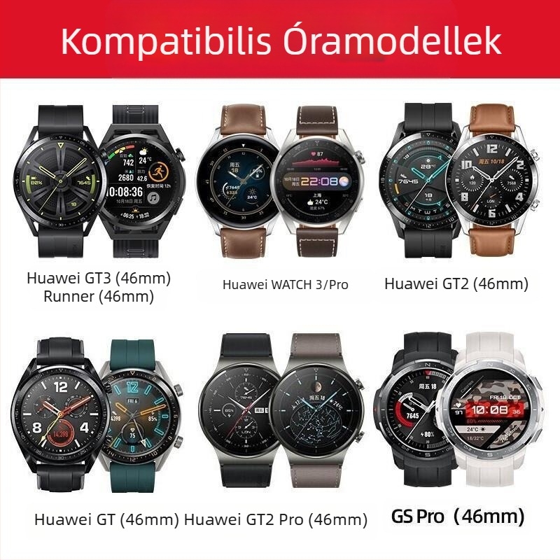 Alkalmas Huawei óraszíjhoz, bőr talppal, szögletes olajos szélű farokkal, barackszínű olajos szélű farokkal, GT5 okosóraszíjhoz