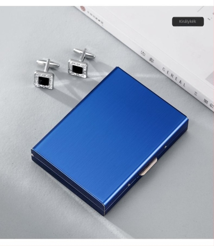 Új 2024 rozsdamentes acél kártyatartó, mágneses, lopásgátló, mini, egyszerű, kiváló minőségű rozsdamentes acél kártyatartó, kártyakészlet nagykereskedelemben