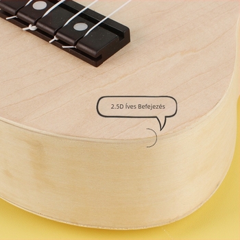 barkács kis gitár gyerekeknek 21 hüvelykes ukulele kézzel készített anyagtáska fa hangszer játék festett graffiti nagykereskedelem