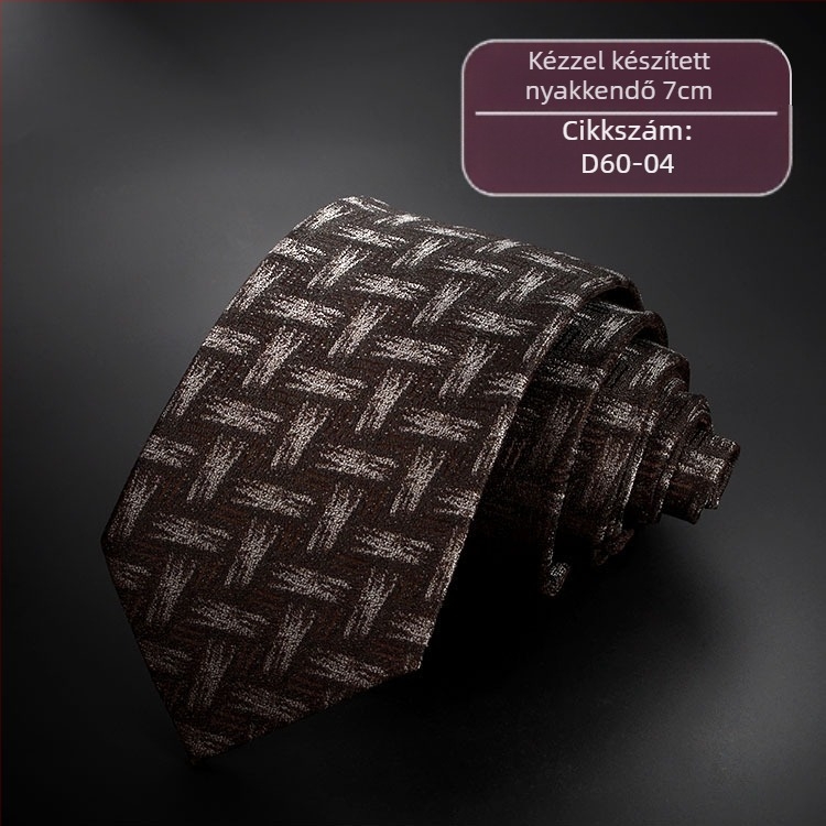 Férfi határokon átnyúló, üzleti, professzionális nyakkendő, kockás, többszínű, nyílmintás, pamut, 7 cm-es kézi nyakkendő
