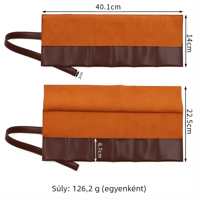 Retro stílusú, többfunkciós bőr óratáska, kreatív, összecsukható, nagy kapacitású bőr óradoboz, egyedi óratáska