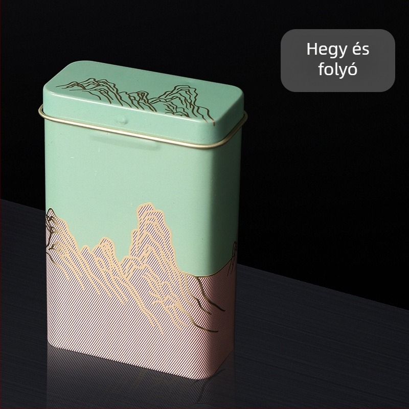 Új, 20 darabos, flip fém integrált cigarettatartó, kreatív, több mintázatú, vízálló és nedvességálló, férfi ónozott doboz, közvetlen értékesítés