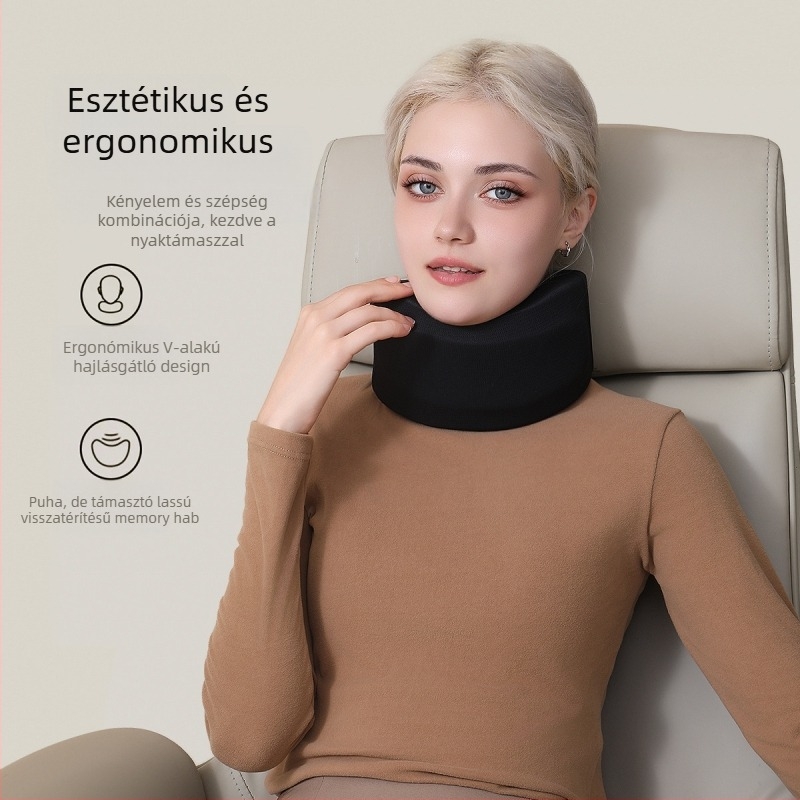 Nyakvédő Nyakvédő Ív elleni nyakrögzítő Műtárgy Nyak Előre Korrigáló Fix Támogatás Nyakgerinc Irodai Otthoni Nyakvédő