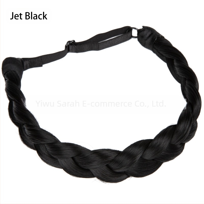 Európai és amerikai határokon átnyúló magas hőmérsékletű selyem paróka női kézzel szőtt fejfedő természetes hajfonat halszálkás fonat fonott haj