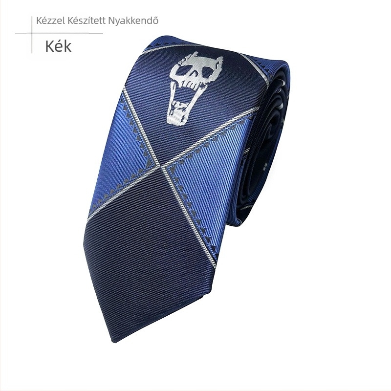 Koponya nyakkendő japán kiadás JOJO Kira Yoshio JK Anime Zipper kézjáték Csodálatos kaland Karácsony Halloween
