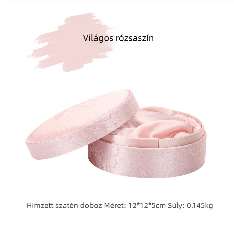 Kínai stílusú klasszikus brokát ékszerdoboz karkötők, gyöngyök és jade számára