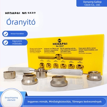 Órajavító szerszám 5537 Óranyitó Rolex S/Ditu órafedél-nyitóhoz, finom fogú hátlap nyitásához, 6 darab