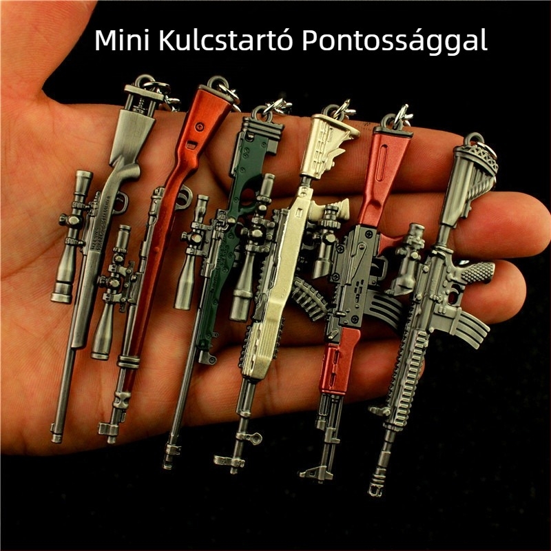 Jedi Escape AWM 98k M24 SKS Serpenyő M416 AKM Ötvözet Kulcstartó Modell