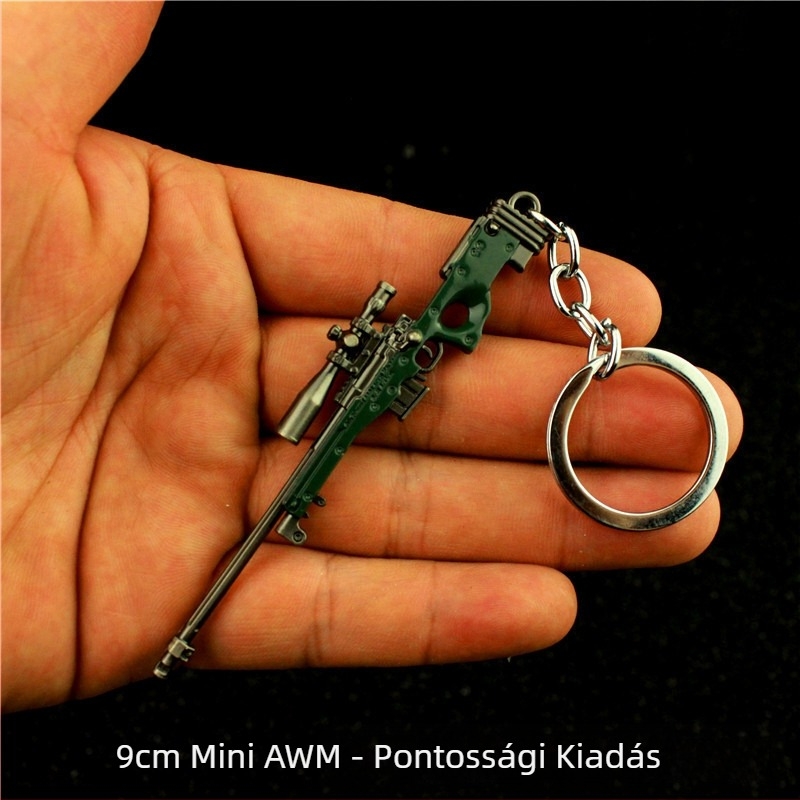 Jedi Escape AWM 98k M24 SKS Serpenyő M416 AKM Ötvözet Kulcstartó Modell