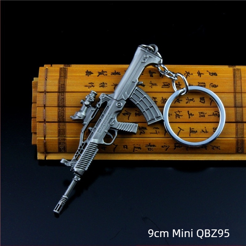 Jedi Escape AWM 98k M24 SKS Serpenyő M416 AKM Ötvözet Kulcstartó Modell