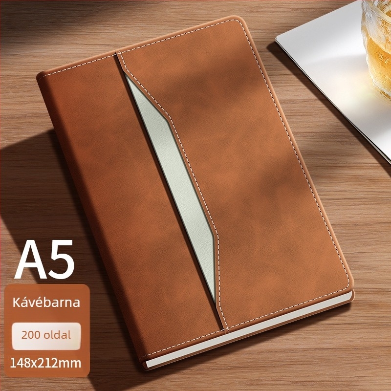 2025-ös új üzleti irodai jegyzetfüzet, megbeszélés jegyzőkönyve, egyszerű stílusú napló, vállalati különkiadás, személyre szabott reklám