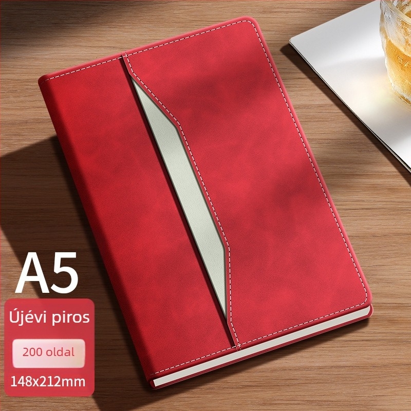 2025-ös új üzleti irodai jegyzetfüzet, megbeszélés jegyzőkönyve, egyszerű stílusú napló, vállalati különkiadás, személyre szabott reklám