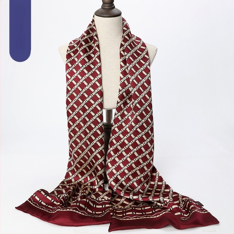 Hangzhou férfi tiszta eperfa selyem hosszú sál sál sál gyár nagykereskedelmi selyemsál professzionális kétrétegű