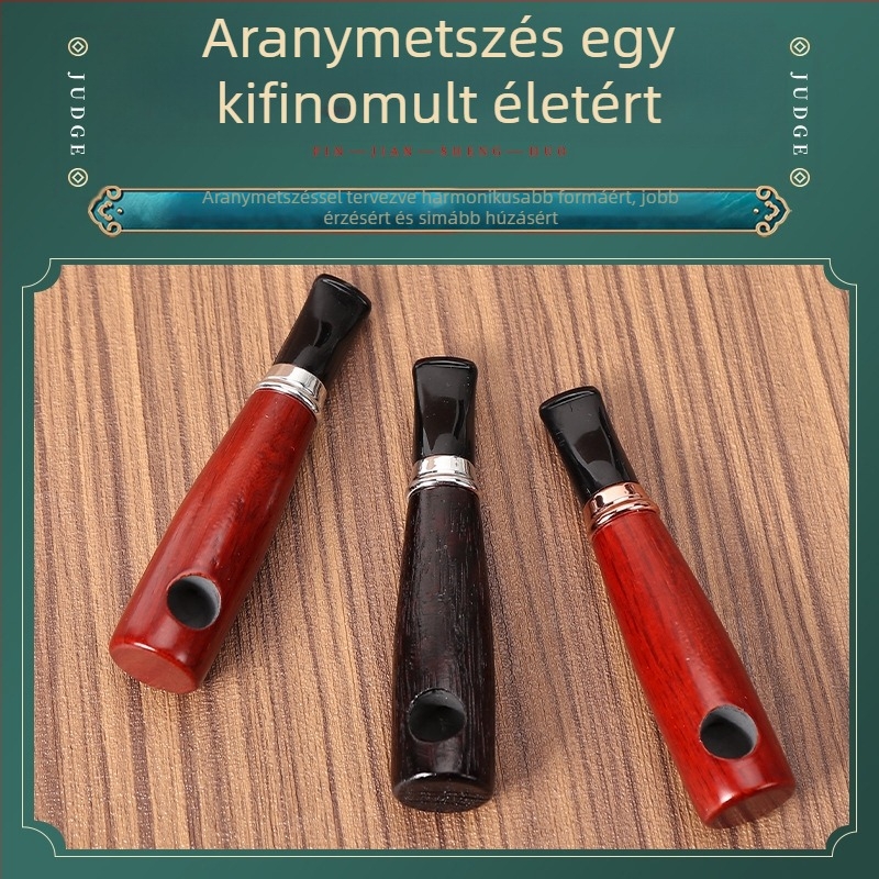 DHL Új, kreatív, 9 mm-es füstcső, Aoko fa cső, könnyű, hordozható, hordozható, tömörfa kis cső