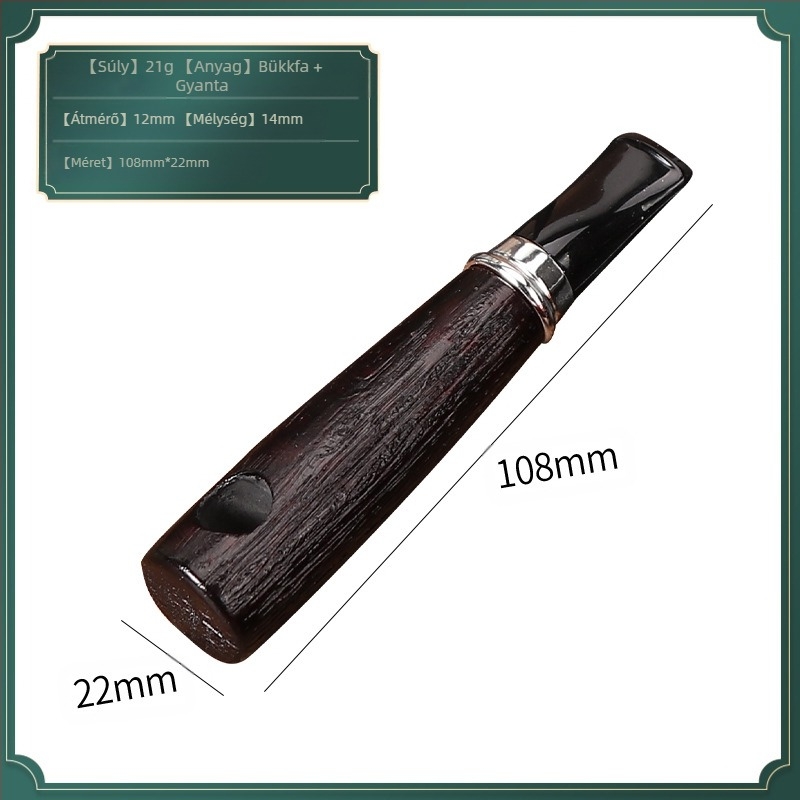 DHL Új, kreatív, 9 mm-es füstcső, Aoko fa cső, könnyű, hordozható, hordozható, tömörfa kis cső