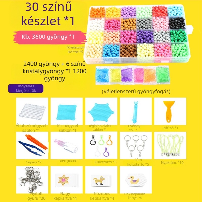 Vízpermet varázsgyöngyök mágikus víz ragadós gyöngyök játékok fiúknak és lányoknak kreatív kézzel készített barkács oktatójátékok