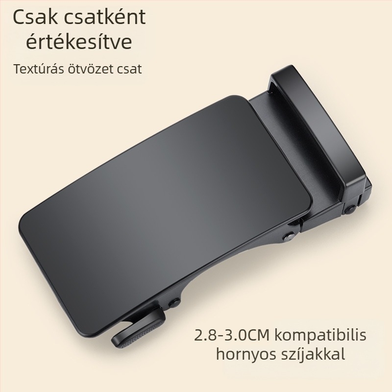 Férfi automata csatos ötvözet övcsat fej gyártók nagykereskedelmi kiváló minőségű üzleti ruha övcsat új 3.0cm