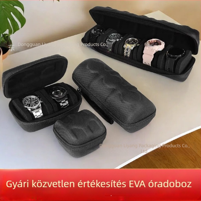 Gyári raktáron lévő, közvetlen EVA óradoboz 12345 kártyatartó táska karóra csomagolás esésálló ütésálló hordozható
