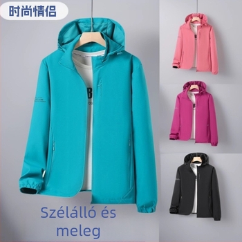 Tavaszi és őszi férfi és női dzsekik, vékony kültéri szélálló és vízálló nagy méretű páros hétköznapi dzsekik, hegymászó dzsekik