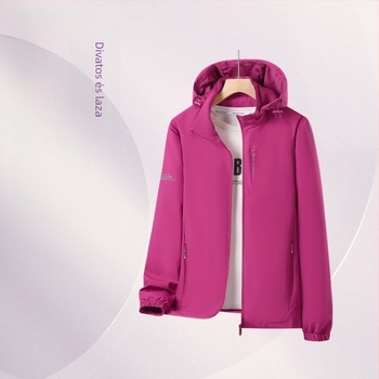 Tavaszi és őszi férfi és női dzsekik, vékony kültéri szélálló és vízálló nagy méretű páros hétköznapi dzsekik, hegymászó dzsekik