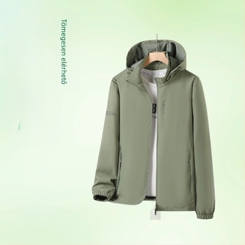 Tavaszi és őszi férfi és női dzsekik, vékony kültéri szélálló és vízálló nagy méretű páros hétköznapi dzsekik, hegymászó dzsekik