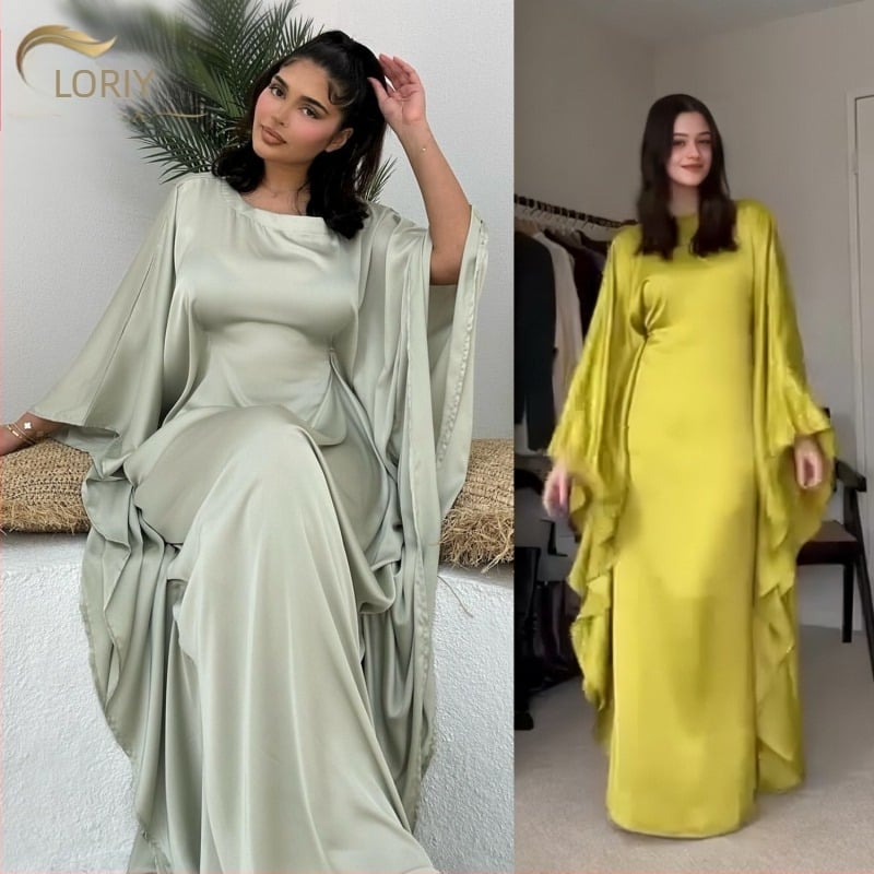 2024Loriya Aliexpress Amazon Dubai tavaszi és nyári parti csillámos szövetruha köntös Lr816