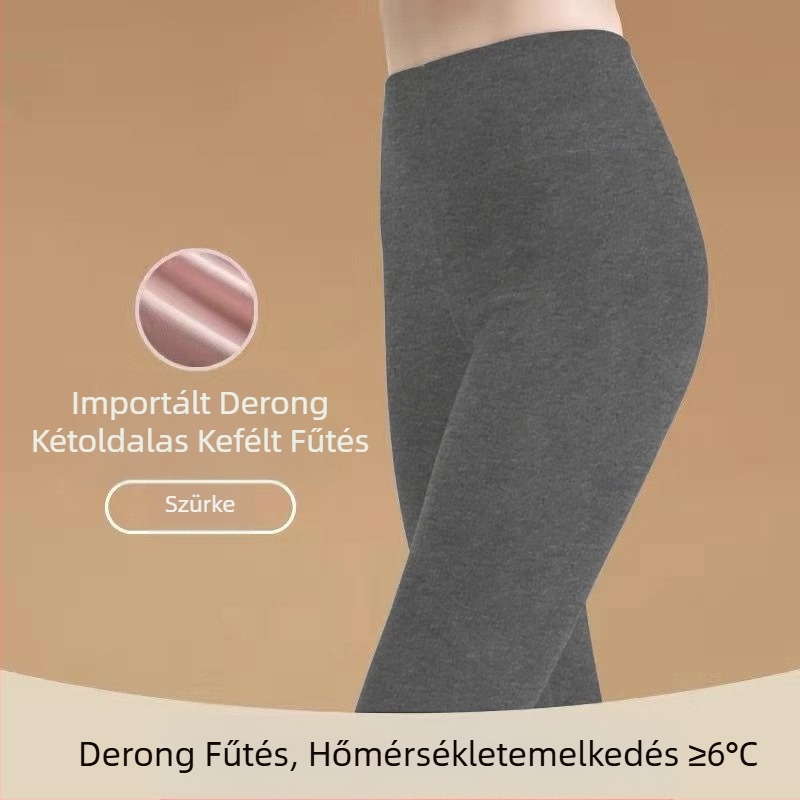 Őszi és téli sokoldalú, kétoldalas, meleg bársony leggings, magas derekú, női hasösszehúzó, csípőemelő, karcsúsító, kényelmes hosszú alsónadrág
