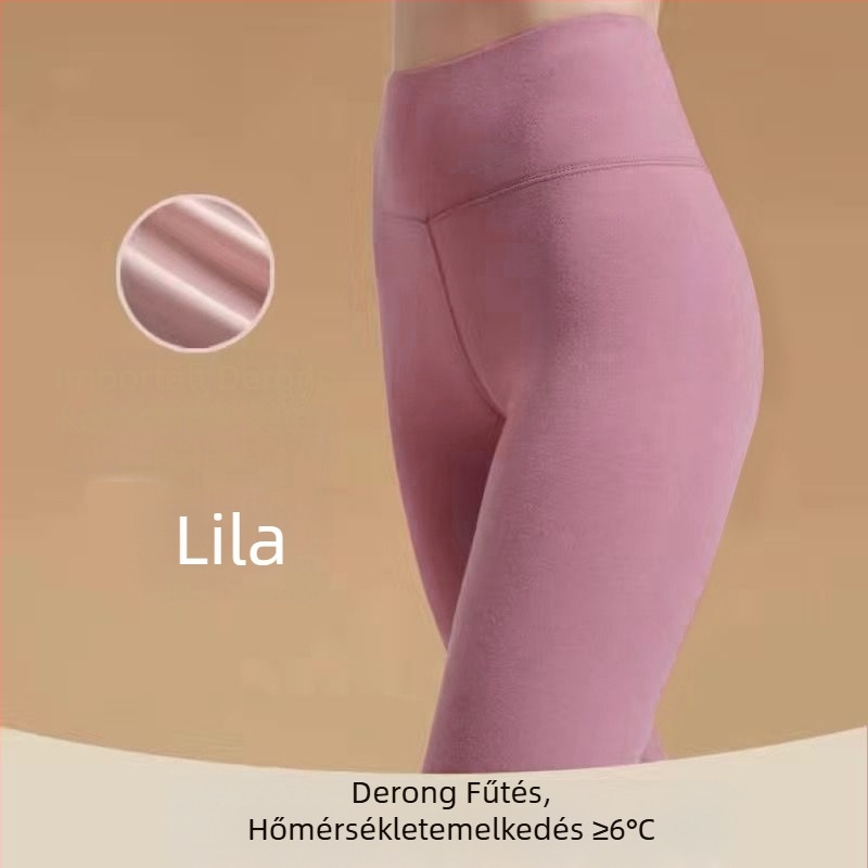Őszi és téli sokoldalú, kétoldalas, meleg bársony leggings, magas derekú, női hasösszehúzó, csípőemelő, karcsúsító, kényelmes hosszú alsónadrág