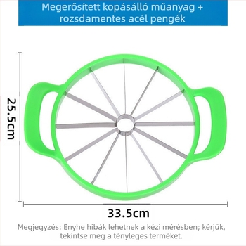 Nagy görögdinnye vágóeszköz rozsdamentes acél gyümölcselválasztó háztartási görögdinnye szeletelő szeletelő elválasztó nagykereskedelem