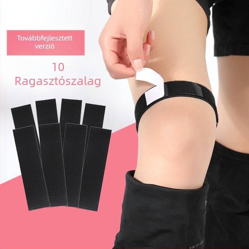 Hosszú csizmák leesésgátló tépőzáras pántokkal, Harisnyák félpántokkal, Magas szárú csizmák csúszásgátló térdpántokkal