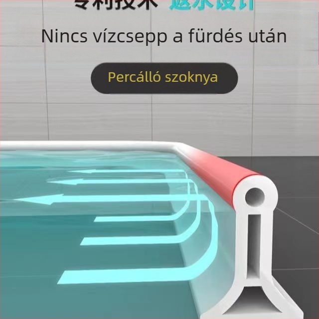 Rugalmas szilikon vízzáró szalag fürdőszobába, mágneses vízálló szalag zuhanyzóba, vízzáró és esőálló