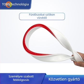 WC Fürdőszoba Vízzáró Flexibilis Zuhanyzó Száraz és Nedves Elválasztó Vízzáró Vízálló Szalag Öntapadó Vízzáró