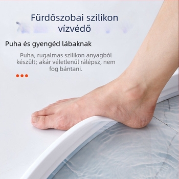 WC Fürdőszoba Vízzáró Flexibilis Zuhanyzó Száraz és Nedves Elválasztó Vízzáró Vízálló Szalag Öntapadó Vízzáró