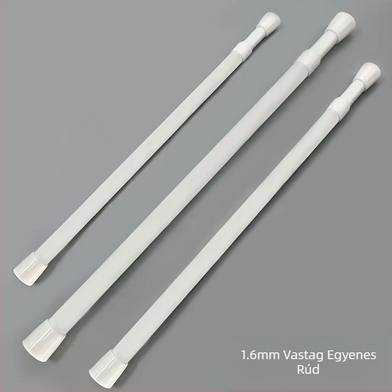 Ruhásszekrény merevítő függönyrúd WC-ajtó függöny zsugorfóliás ruhák akasztó törölköző ruhaakasztó rúd