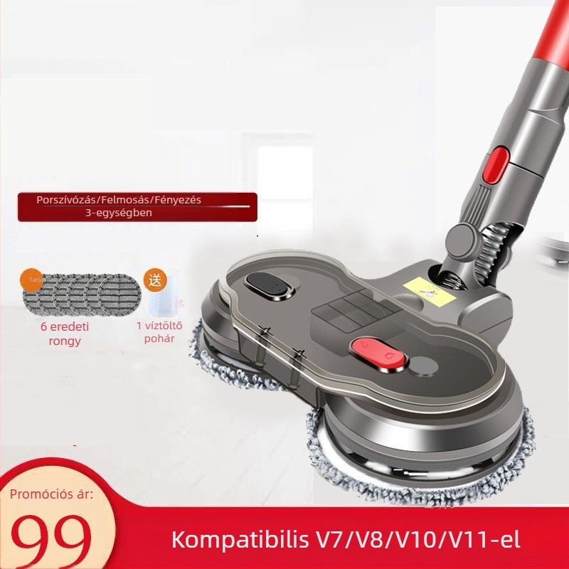Yige alkalmazkodik a Dyson porszívó elektromos padlókeféjéhez, felmosófej tartozékokhoz, V7V8V10V11 nedves és száraz kefefej
