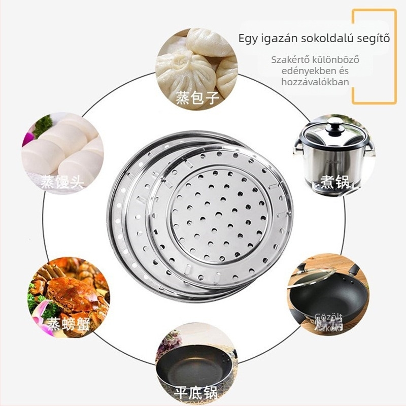 Nem mágneses, mágneses 304 rozsdamentes acél konzollal, levehető gőzölő, többcélú, mozgatható gőzölő, gőzölő tálca, 20 cm-es gőzölőállvány