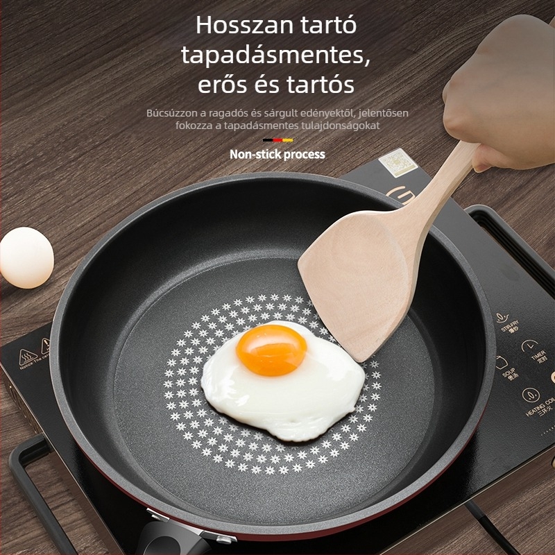 Tapadásmentes serpenyő Háztartási omlett Palacsinta Steak Serpenyő Tapadásmentes gáztűzhely Palacsinta serpenyő Indukciós tűzhely