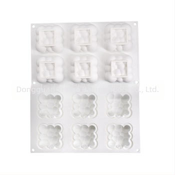 6 db Xiangyun mousse torta szilikon forma DIY sütőzselés mousse forma szilikon forma sütőforma