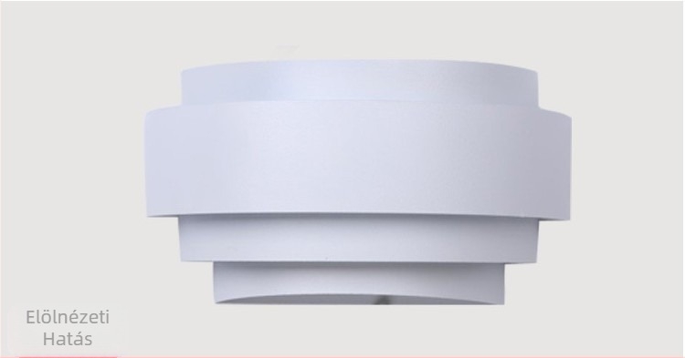 Modern minimalista LED-es vas fali lámpa, stílusos minimalista éjjeliszekrény-folyosós fali lámpa